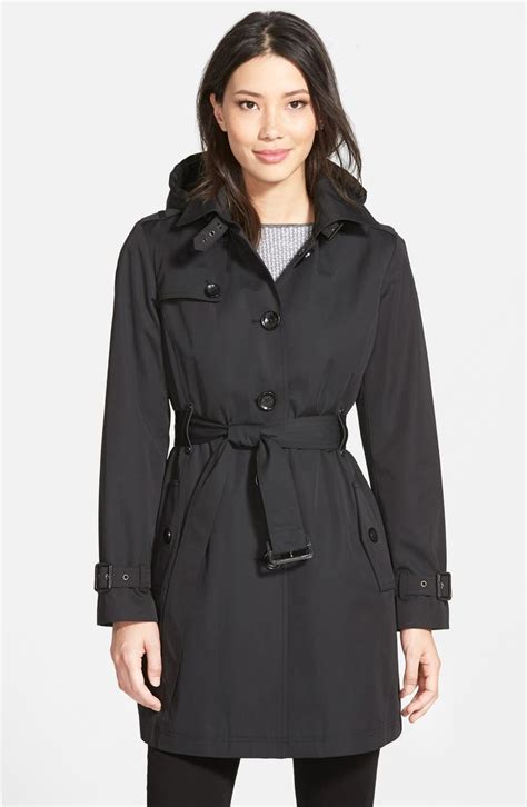 michael kors raincoat nordstrom|Michael Kors raincoat with belt.